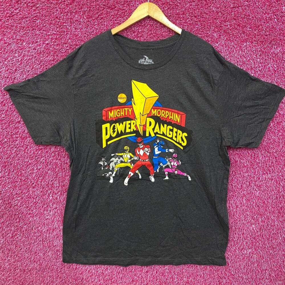 Mighty Morphin Power Rangers Black T-Shirt